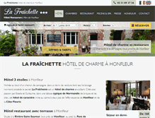 Tablet Screenshot of lafraichette.com
